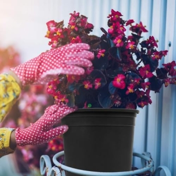 Durable Mhonniwa 1 Gallon Nursery Pots with Drainage