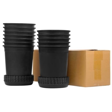 Durable Mhonniwa 1 Gallon Nursery Pots with Drainage