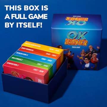 QUOKKA OK Boomer Family Game - Volume II - Board Games for Family Night - Trivia Card Games for Adul...