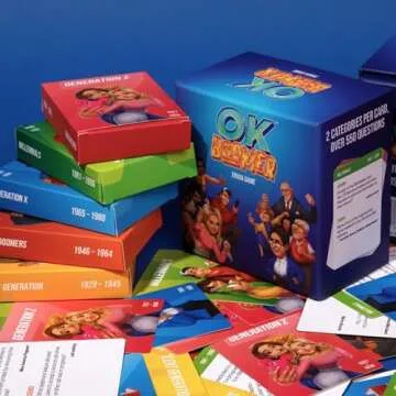 QUOKKA OK Boomer Family Game - Volume II - Board Games for Family Night - Trivia Card Games for Adults & Family Volume ll - Fun Party Millennials vs Boomers Game for All Ages 15+