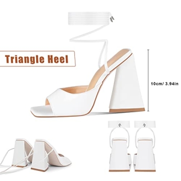 WETKISS Elegant Strappy Heels for Women - Comfort & Style
