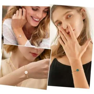 Juvux Clover Bracelet for Women: Elegant Adjustable Jewelry