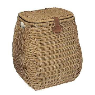 KOUBOO 1030042 Wicker Hamper, Brown