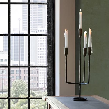 Elegant Park Hill Primitive Iron Candelabra for Stylish Decor