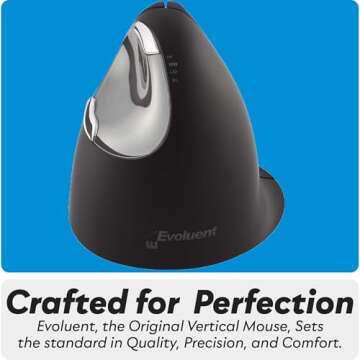 Evoluent VM4RW VerticalMouse 4 Ergonomic Wireless Mouse