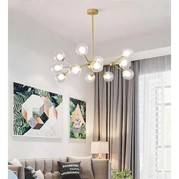 Elegant Dellemade Gold Chandelier for Dining Room