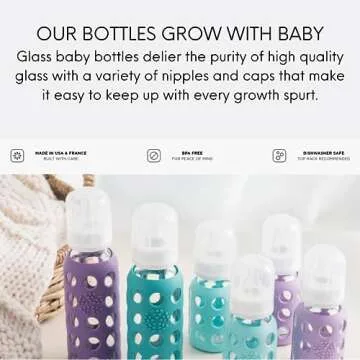 Lifefactory Glass Baby Bottles - Durable and Eco-Friendly