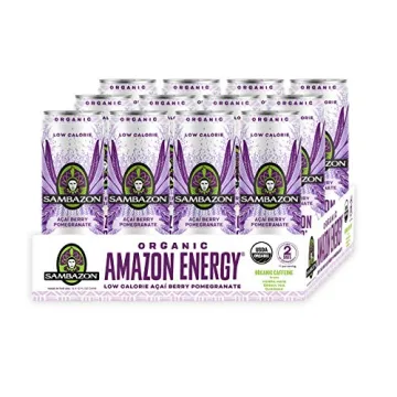 Sambazon Energy Drink - Low Calorie Açai Berry & Pomegranate Burst