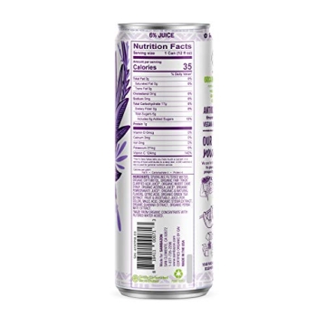 Sambazon Energy Drink Low Calorie Açai Berry Pomegranate