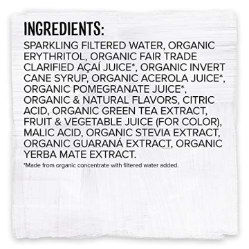 Sambazon Energy Drink Low Calorie Açai Berry Pomegranate