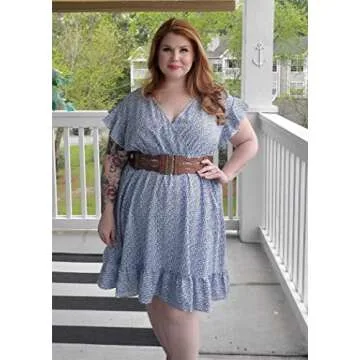 Shop IN'VOLAND Plus Size Summer Floral Dress for Women
