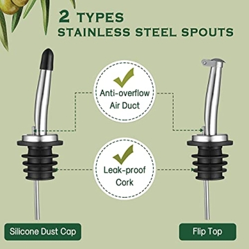 AOZITA 17oz Olive Oil Dispenser Stylish and Functional