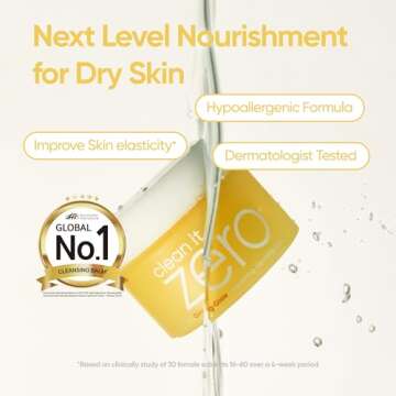 BANILA CO Clean it Zero Nourishing Cleansing Balm | Korean Makeup Remover for Dry Skin | Vegan | Cle...