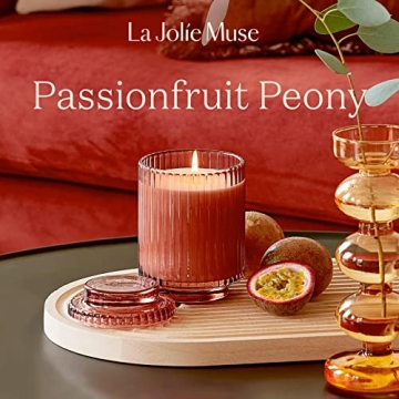 LA JOLIE MUSE Passionfruit Peony Scented Candle 80 Hours
