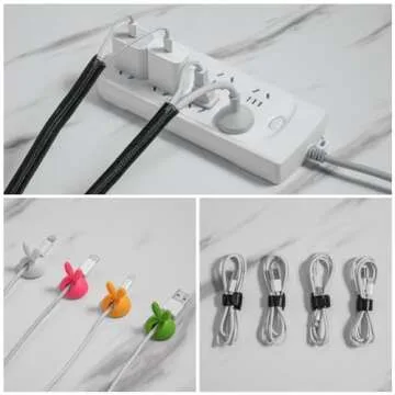 Homebliss Small Cable Management Box in Green for Home