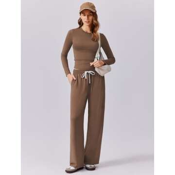Stylish PINSPARK Womens Loungewear Set - Comfortable Fall Outfit