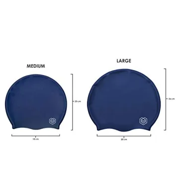 SOUL CAP JR - Large Swimming Cap for Kids with Long Hair