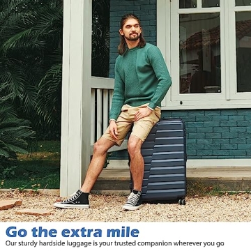 Coolife Luggage Set with TSA Lock and Easy Maneuvering