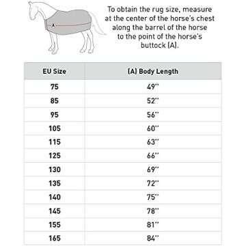 HORZE Glasgow Anti-Slip Horse Blanket 75 in Dark Blue