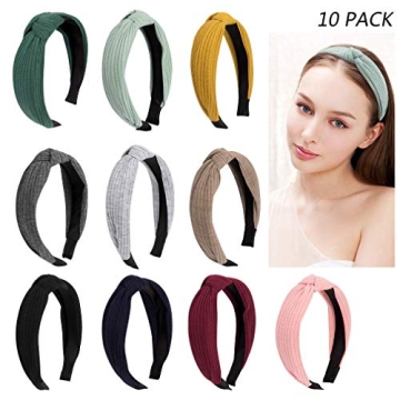 Stylish Jaciya Knotted Headbands - 10 Pcs Women’s Accessories