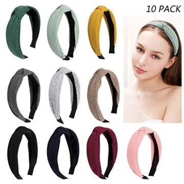 Stylish Jaciya Knotted Headbands - 10 Pcs Women’s Accessories