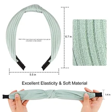 Stylish Jaciya Knotted Headbands - 10 Pcs Women’s Accessories