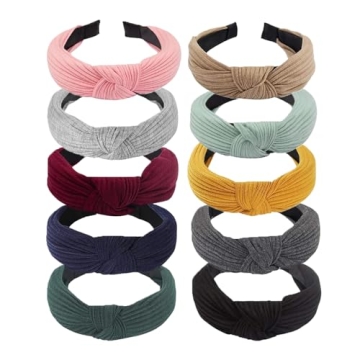 Stylish Jaciya Knotted Headbands - 10 Pcs Women’s Accessories