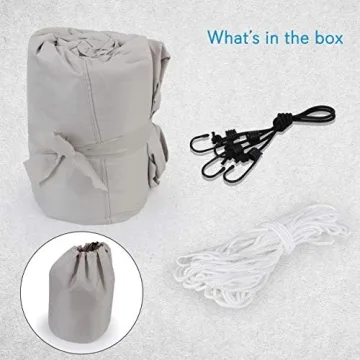 PYLE Waterproof Boat Cover for Pontoon Boats 21-24 ft