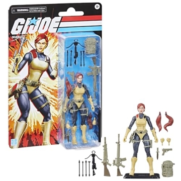 G.I. Joe Scarlett Action Figure with 17 Accessories