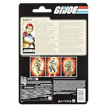 G.I. Joe Scarlett Action Figure with 17 Accessories