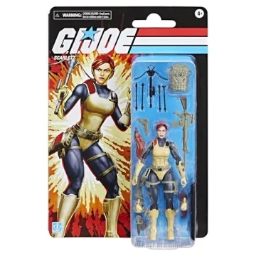G.I. Joe Scarlett Action Figure with 17 Accessories