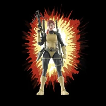 G.I. Joe Scarlett Action Figure with 17 Accessories