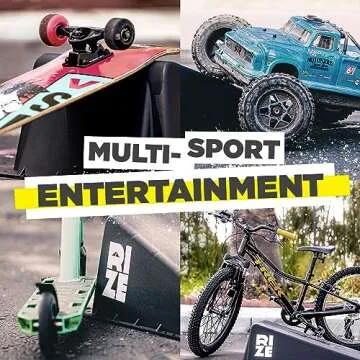 RIZE Skateboard & BMX Ramp - Perfect for Kids & Teens