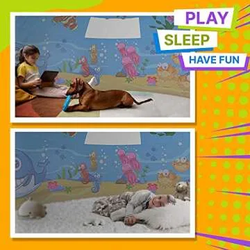 Skywin Air Tent Fort for Kids - Inflatable Playhouse Fun