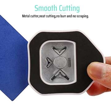 MyArTool 3 Way Corner Rounder Punch, 4mm, 7mm, 10mm 3 in 1 Corner Cutter for Paper Crafts, DIY Proje...