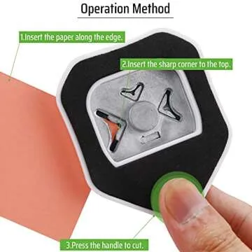 MyArTool 3 Way Corner Rounder Punch for DIY Projects