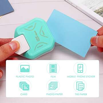 MyArTool 3 Way Corner Rounder Punch, 4mm, 7mm, 10mm 3 in 1 Corner Cutter for Paper Crafts, DIY Projects, Laminate, Photo Corner, Card Making and Scrapbooking