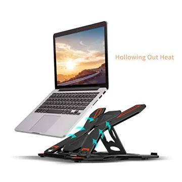 Versatile Adjustable Laptop Stand with Phone Holder for All