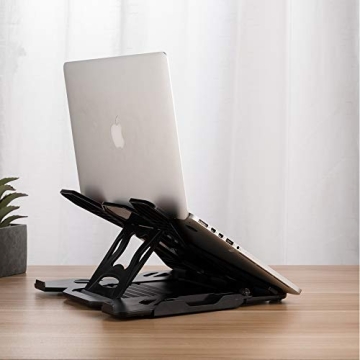 Versatile Adjustable Laptop Stand with Phone Holder for All