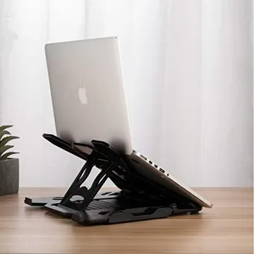 Versatile Adjustable Laptop Stand with Phone Holder for All