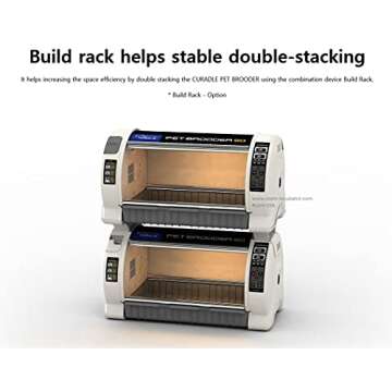A&I Brooders and Incubators Rcom Curadle Large Pet Brooder 90 ICU MX-B90N for Puppies, Kittens, Small Animals, 33' L x 18' W 17' H