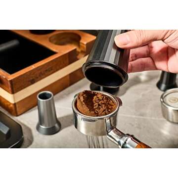 IKAPE 58mm Espresso Puck Screen, 1.7mm 150μm Ultra Thin Coffee Reusable Professional Barist Espress...