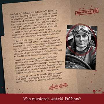 Cryptic Killers Bundle #2 - Unsolved Murder Mystery Game - Cold Case File Investigation - Detective Clues/Evidence - Solve The Crime - Individuals, Date Nights & Party Groups - 3 Pack