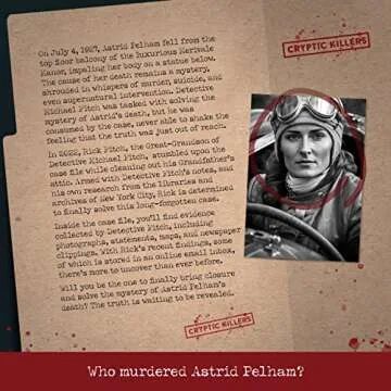 Cryptic Killers Bundle #2 - Unsolved Murder Mystery Game - Cold Case File Investigation - Detective Clues/Evidence - Solve The Crime - Individuals, Date Nights & Party Groups - 3 Pack