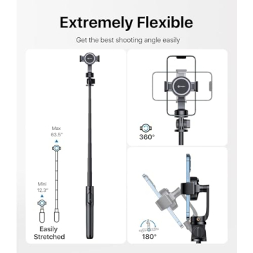 Andobil MagStick Selfie Stick Tripod for iPhones & All Phones
