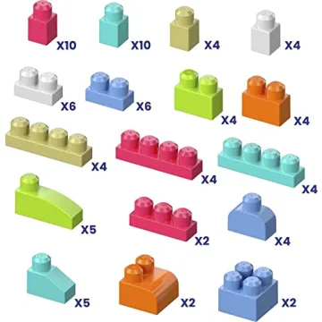 MEGA BLOKS First Builders Big Blocks Set for Toddlers