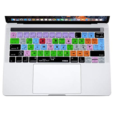 XSKN Logic Pro X Keyboard Cover for MacBook Pro 13 & 15
