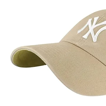 47 New York Yankees Adjustable Cap Khaki Yellow - One Size