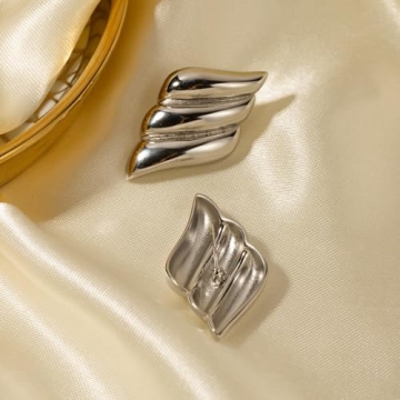 Vintage Gold Earrings - Elegant 18k Stainless Steel Style