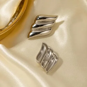 Vintage Gold Earrings - Elegant 18k Stainless Steel Style